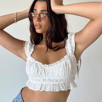 Carlita Top White
