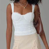 Hazeel Top White
