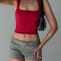 Back In Time Top Red