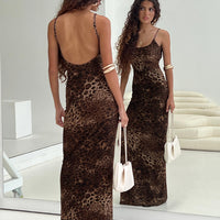 Knox Maxi Dress Leopard