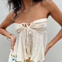 Long Summer Nights Top Ivory Low Impact