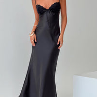 Fadyen Bias Cut Maxi Dress Black