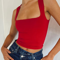Back In Time Top Red