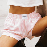 Sincar Boxer Shorts Pink / White Stripe