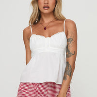 Caspia Top White