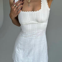 Dasha Mini Dress White Lower Impact