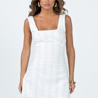 Dasha Mini Dress White