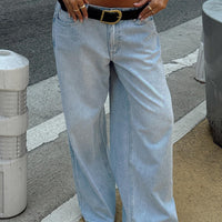 Ramos Low Rise Denim Jeans Light Wash