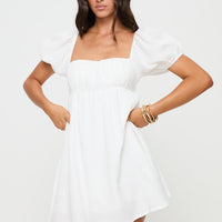 Let's Dance Mini Dress White