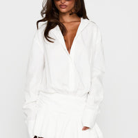 Girls Girls Girls Mini Dress White