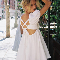 Let's Dance Mini Dress White