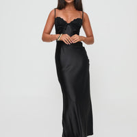 Fadyen Bias Cut Maxi Dress Black
