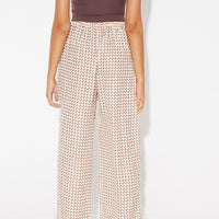 Riley Resort Pant Brown Print