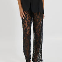 Tamika Lace Pant Black