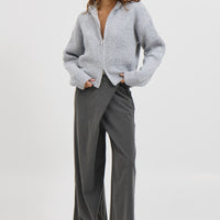 Haze Zip Jumper Stone