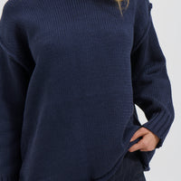 Toni Knit Jumper Navy