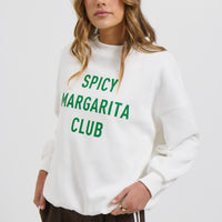 Spicy Marg Sweater White