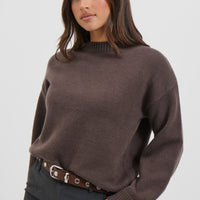 Lisa Knit Chocolate