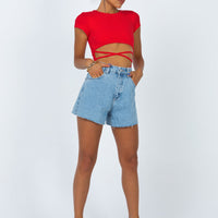 Nicola Bodysuit Red