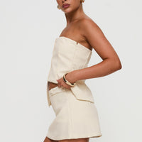 Full Disclosure Skort Cream
