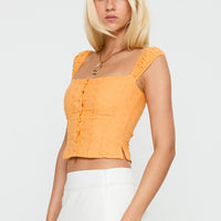 Jenalee Top Orange
