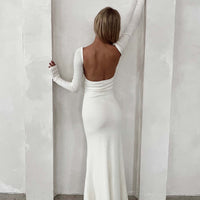 Snyder Sheer Maxi Dress Cream
