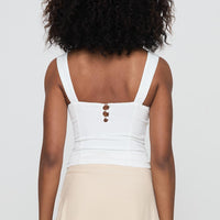 Hazeel Top White