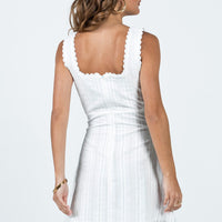 Dasha Mini Dress White Lower Impact