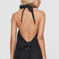 Hills Halter Washed Black