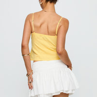 Written In The Stars Mini Skirt White