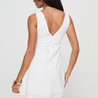 Adder Mini Dress White