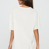 Lassie Girl Oversized Graphic Top Cream