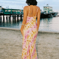 Lauraline Maxi Dress Pink / Floral