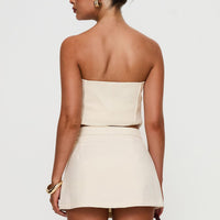 Full Disclosure Skort Cream