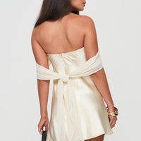 Adoration Mini Dress Cream