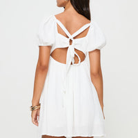 Let's Dance Mini Dress White
