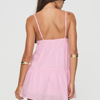 Nicoletta Mini Dress Light Pink