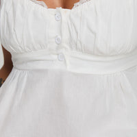 Caspia Top White