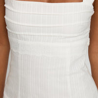 Anyone But You Mini Dress White
