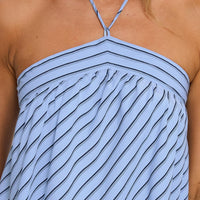Moonlit Top Blue Stripe