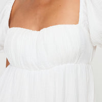 Let's Dance Mini Dress White