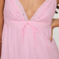 Nicoletta Mini Dress Light Pink