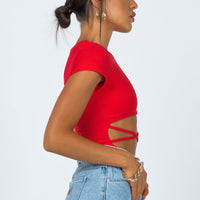 Nicola Bodysuit Red