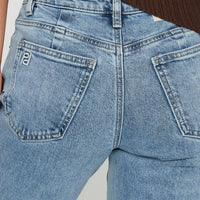 Magic Mirror Mid Rise Bootleg Jeans Ice Wash
