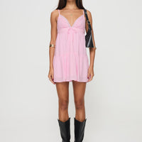 Nicoletta Mini Dress Light Pink