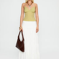 Lucky Babe Cami Top Sage Stripe