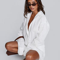 Girls Girls Girls Mini Dress White