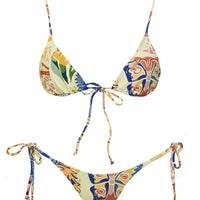 Glora Tie Side Bikini Bottom Multi