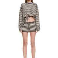 Kourt Bloomers Beige Stripe