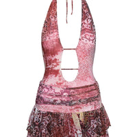 Narcisse Halter Set Pink Multi